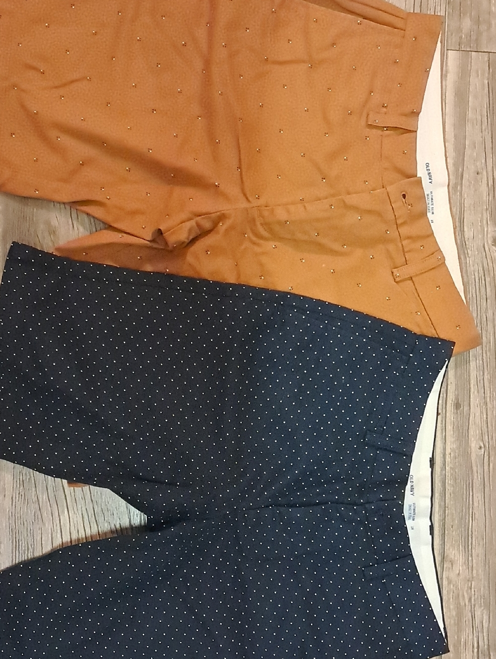 Lot 2 Old Navy Polka Dot Navy Shorts